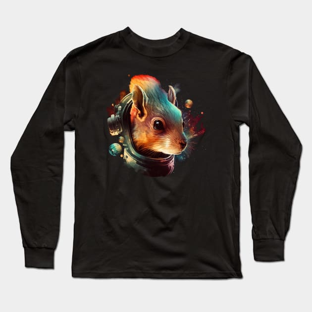 squirrel Long Sleeve T-Shirt by a cat cooking